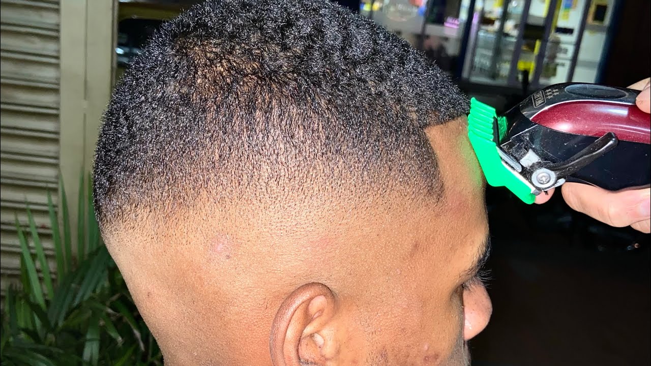 Color & mid Fade Afro tutorial de barbería por \JC_PRO BARBER/ COLOR 1