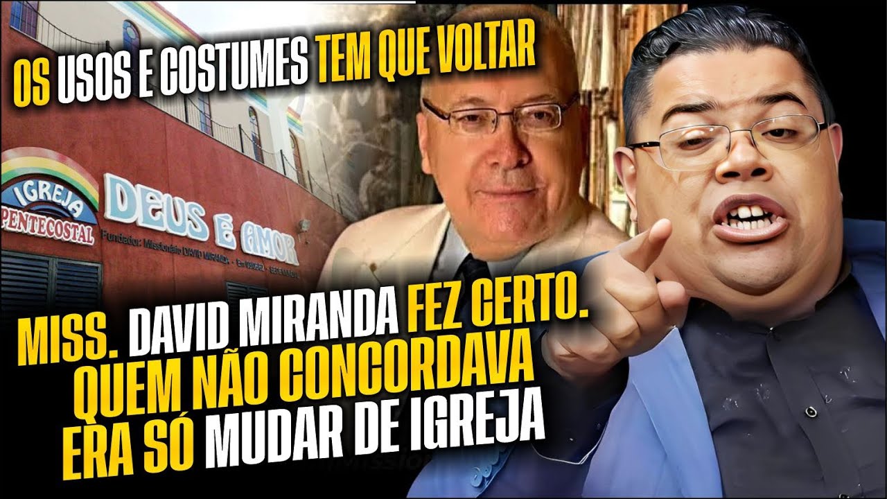 MISS. DAVID MIRANDA TINHA RAZÃO! Pastor Defende os usos e costumes e Choca | PR. MAURICIO SILVA