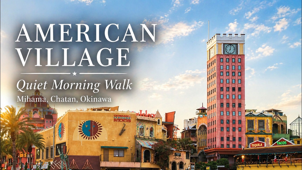 American Village at 7AM | Before the Tourists Arrive | Okinawa Morning Walk
