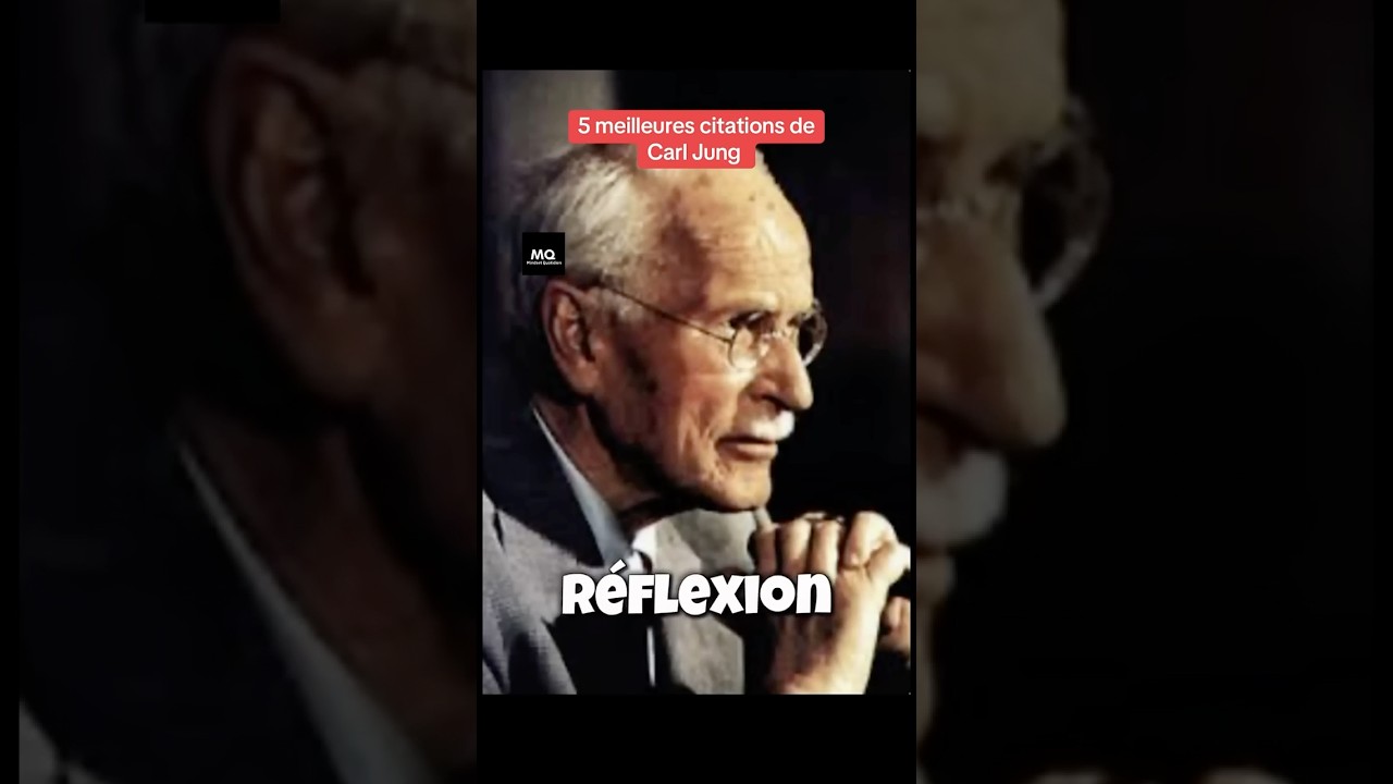 5 des meilleures citations de Carl Jung #developpementpersonnel #motivation #citation #carljung