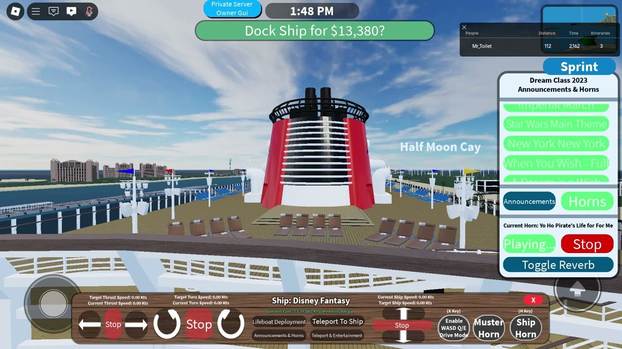 All of Disney Fantasy's horns (remake, 60 sub special)