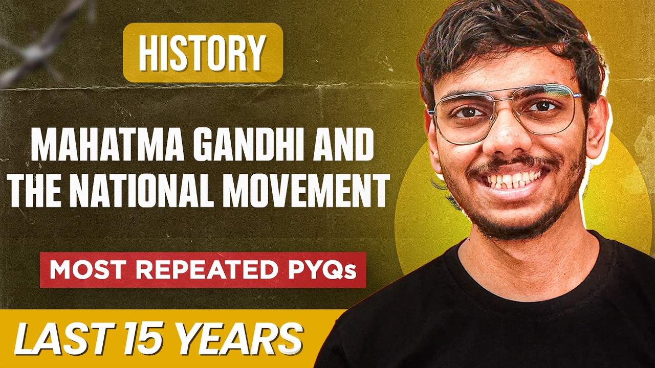 Mahatma Gandhi and the National Movement Class 12 Most Important Questions and Repeated PYQs