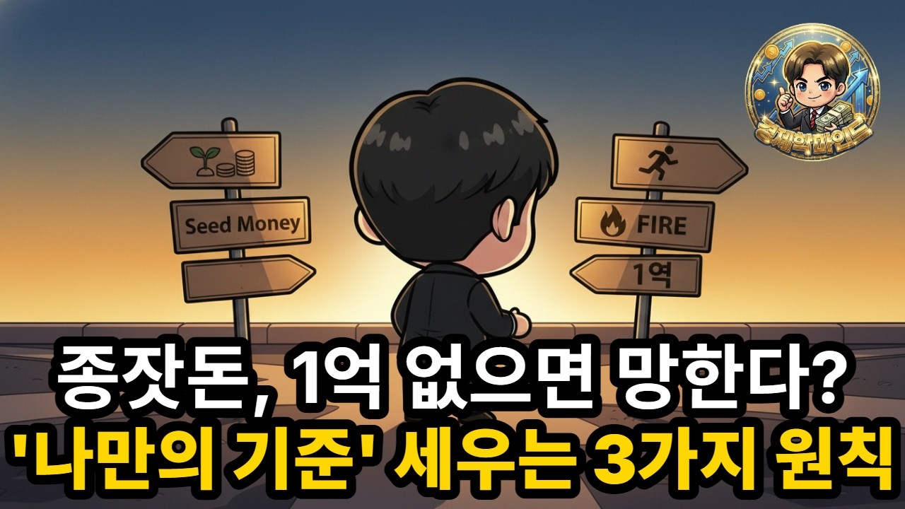 종잣돈, 1억에 목매지 마세요! '나만의 기준' 세우는 3가지 원칙