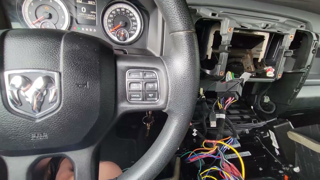 4th Gen Ram Alpine radio install and parking brake bypass!!