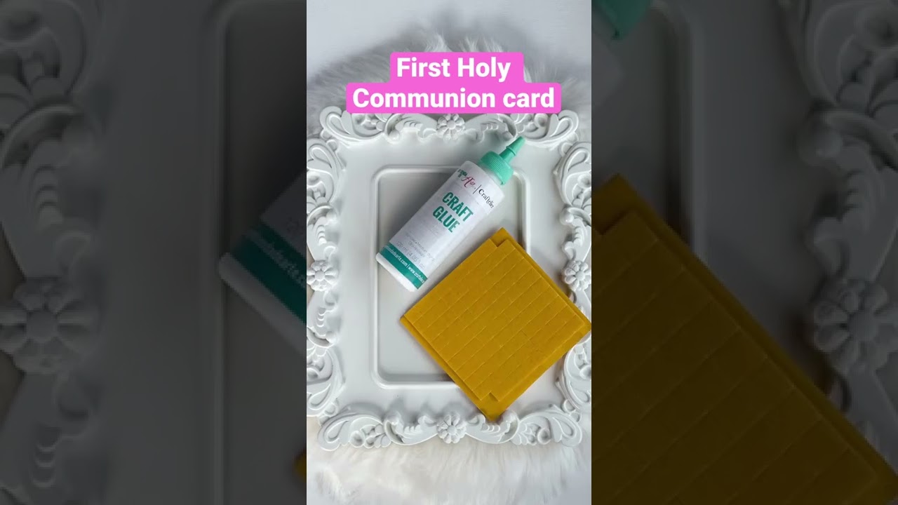 First Holy Communion Card P13 Creative Pad Good Night / Scrapbooking cardmaking kartka na komunię