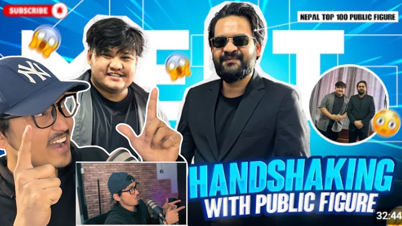 REACTING HANDSHAKING WITH 100 PUBLIC FIGURE BY @2B_React