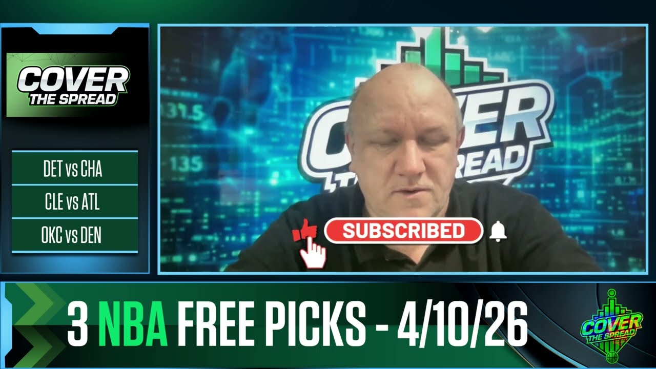 NBA Picks and Predictions 4/10/26 | Sharp Picks & NBA Parlay