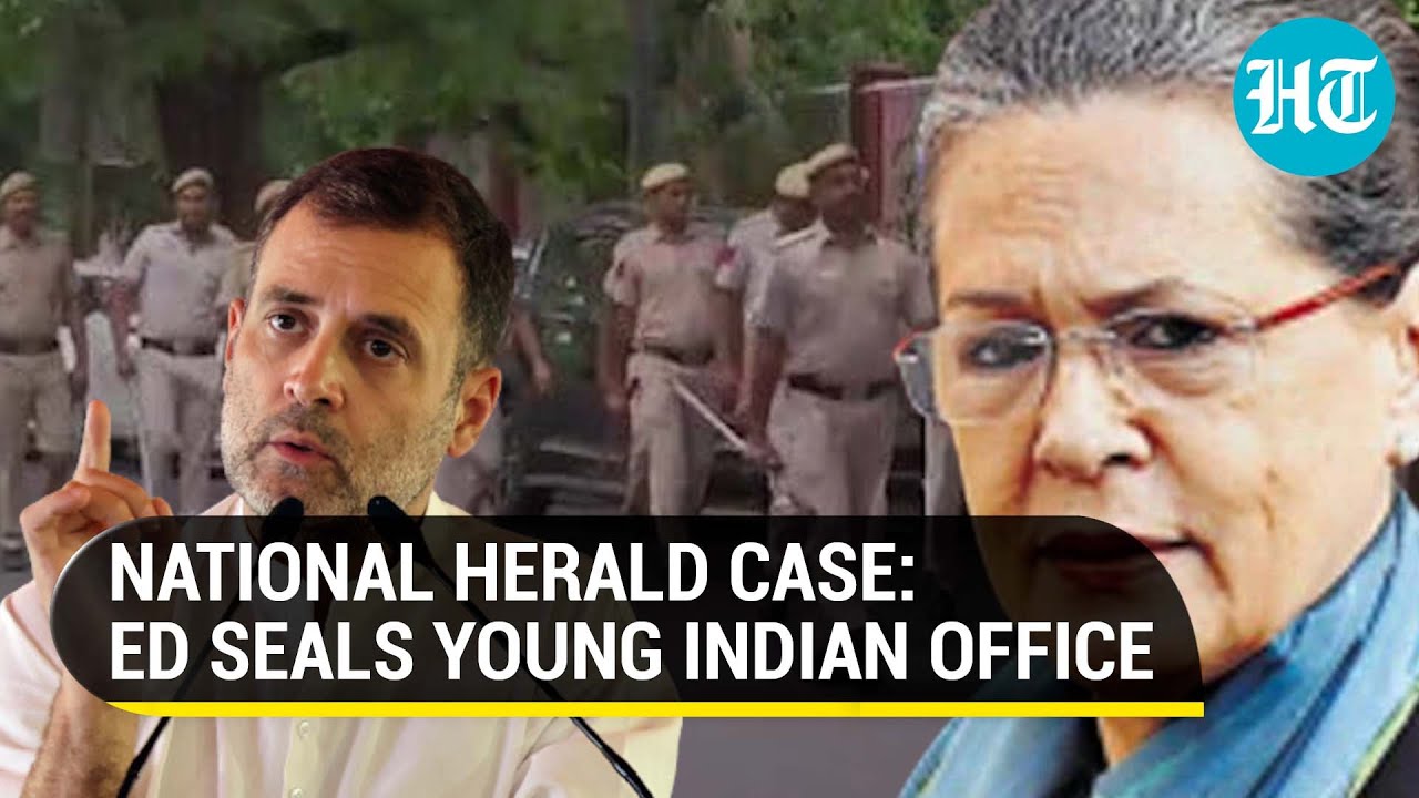 'Modi govt treating us like terrorists': Cong fumes after ED seals Young Indian's office