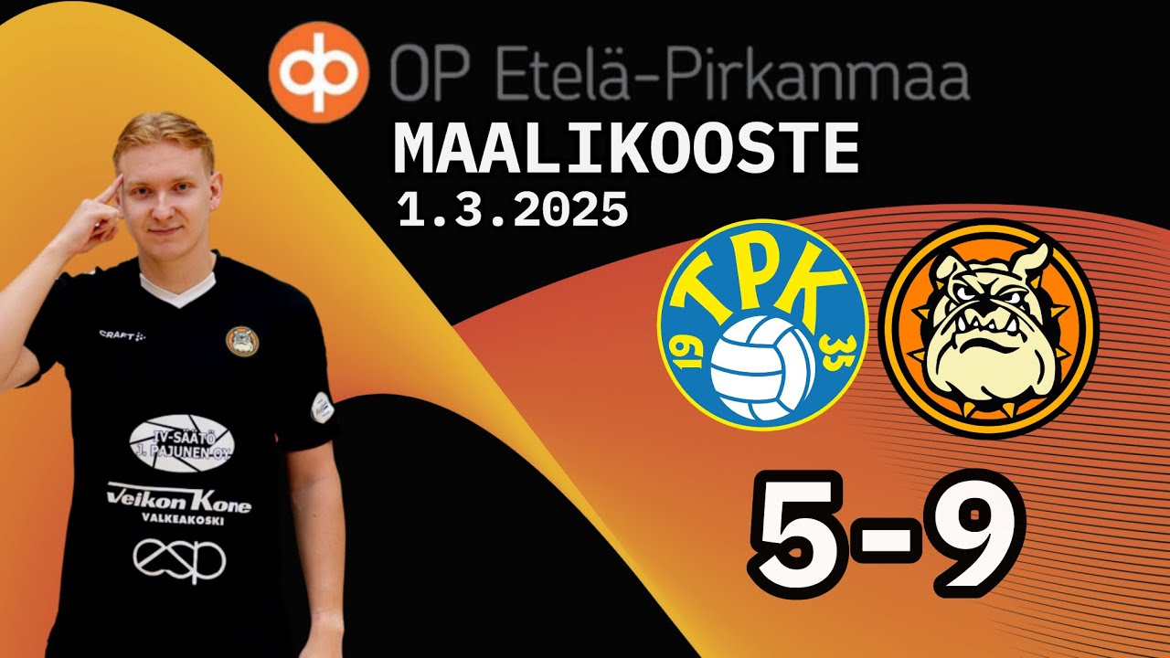 Maalikooste 1.3.2025 TPK - Futsal Mad Max 5-9
