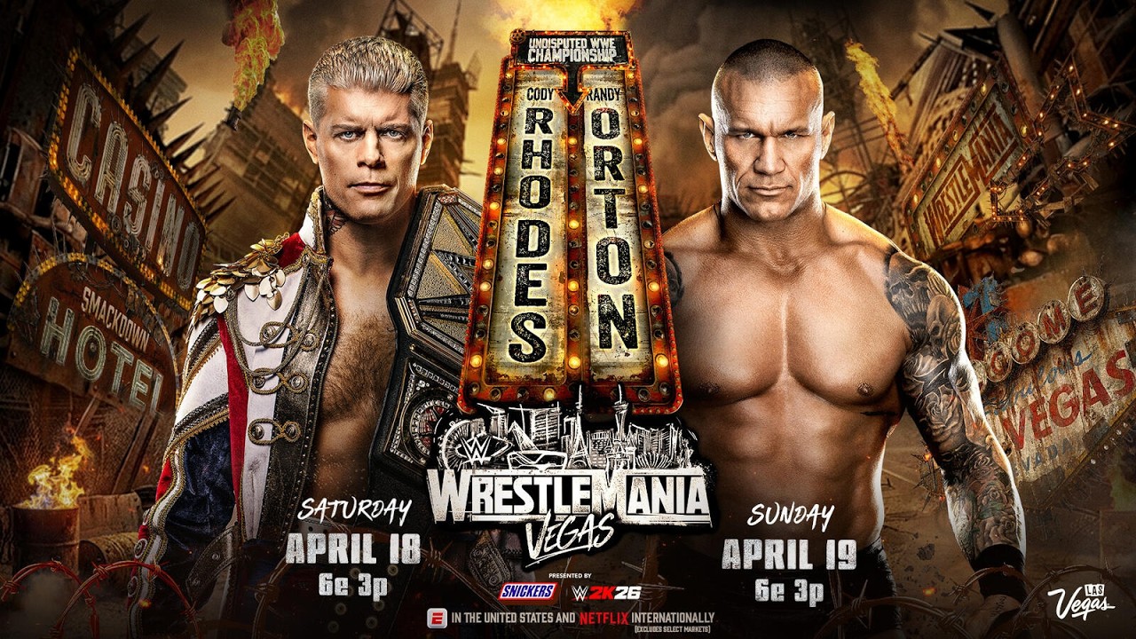WWE 2K25 - Cody Rhodes Vs Randy Orton - Undisputed WWE Championship - WrestleMania 42