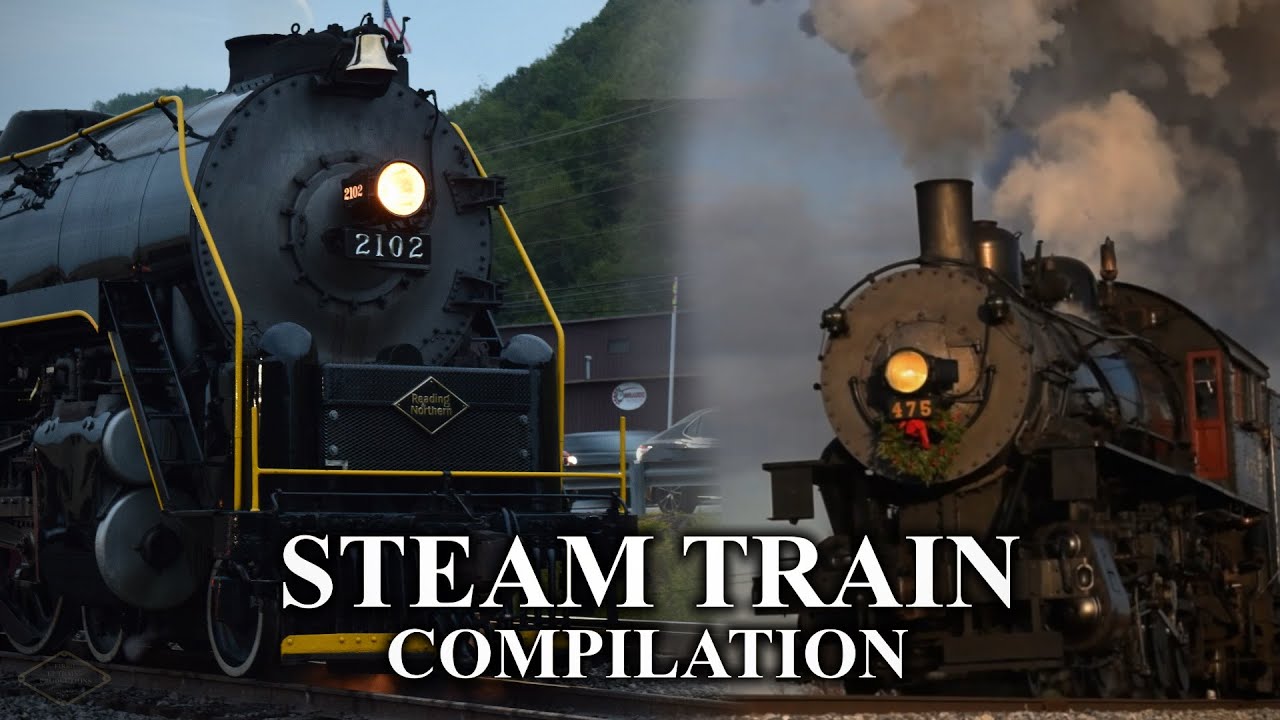 Steam Train Compilation | 2024