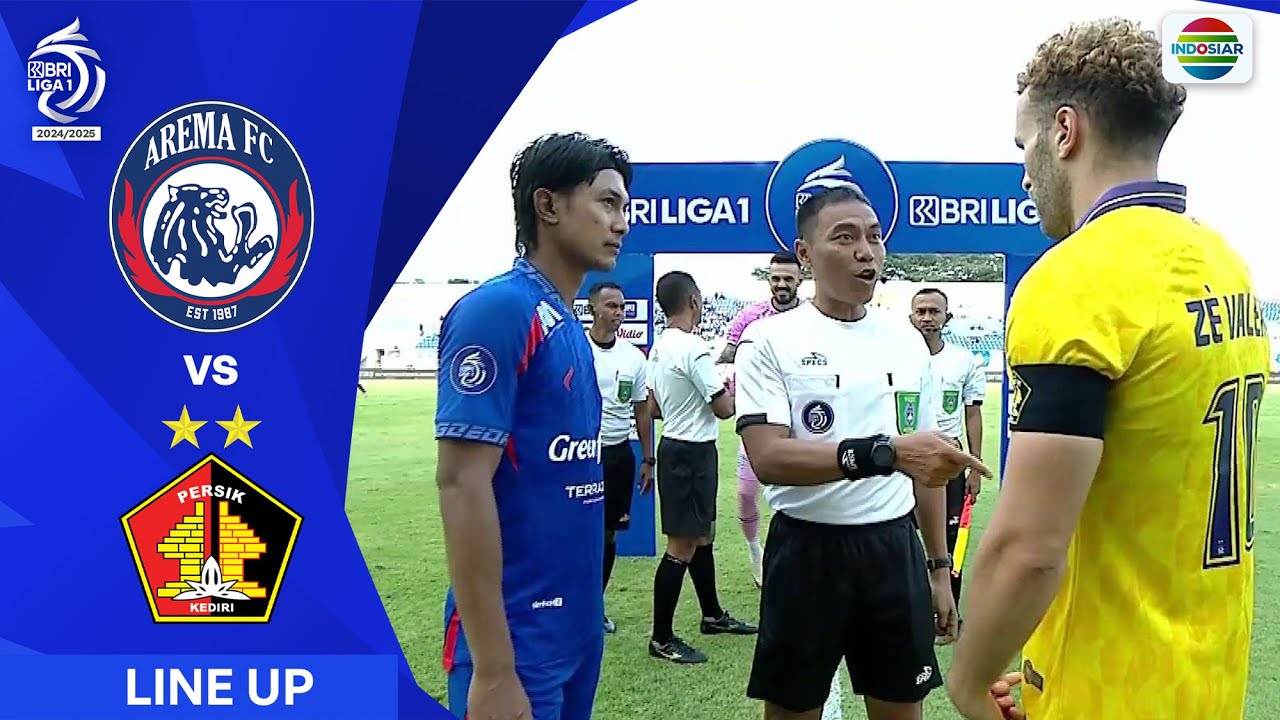 Arema FC vs Persik Kediri | Line Up & Kick Off BRI Liga 1 2024/25