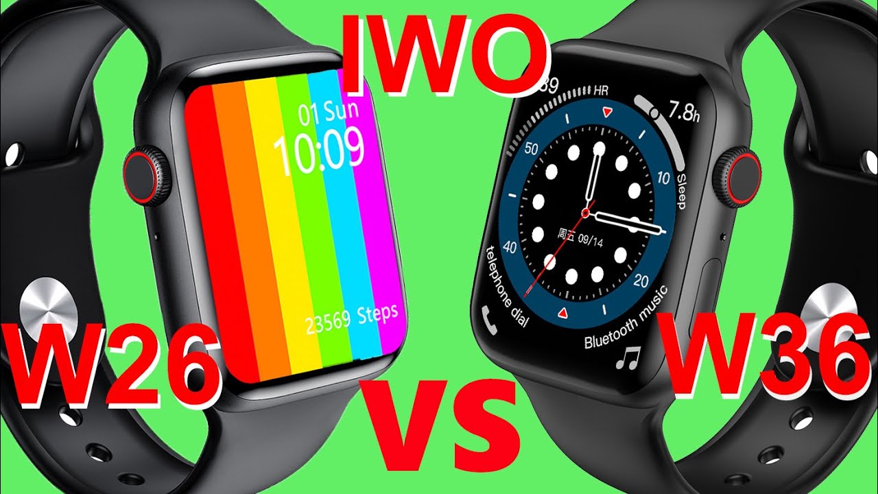 KIWITIME IWO W36 VS IWO W26-Which Smartwatch is better?