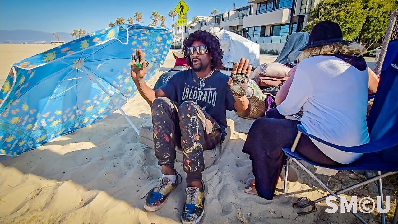 '𝙒𝙚'𝙧𝙚 𝙉𝙤𝙩 𝙍𝙤𝙗𝙤𝙩𝙨': Unhoused Advocate Shares Frustrations Amid Venice Homeless Sweeps