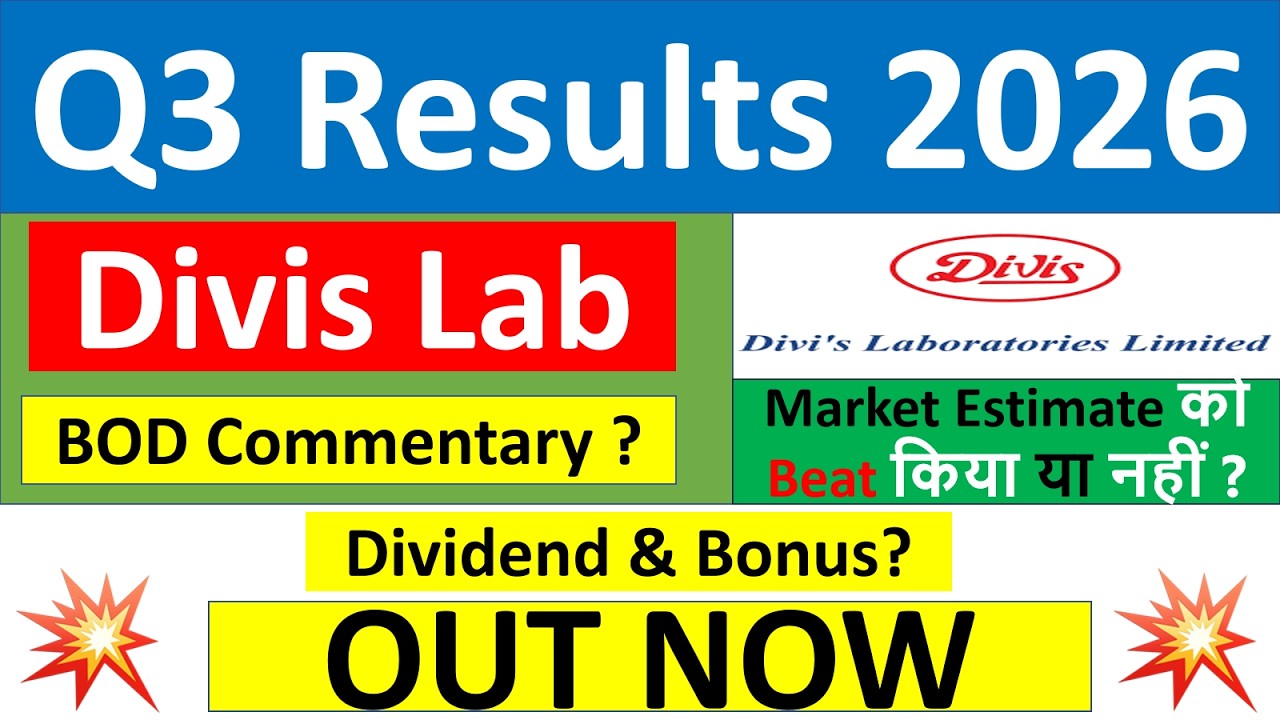 Divis Lab q3 results 2026 | Divis Lab results today | Divis Lab Share News | Divis Lab latest news