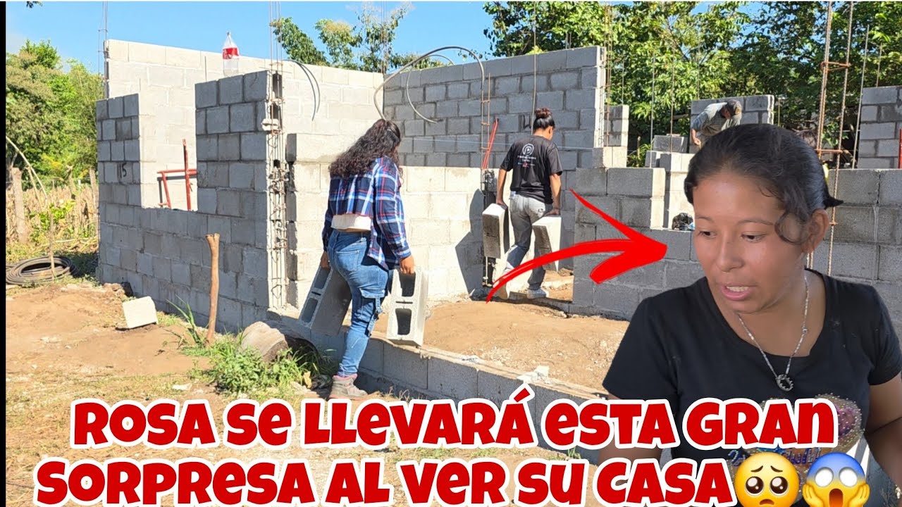 ROSA Se llevará Una GRAN SORPRESA Al Ver el Gran Avance de su CASA😱PRONTO Sera la Inauguración 