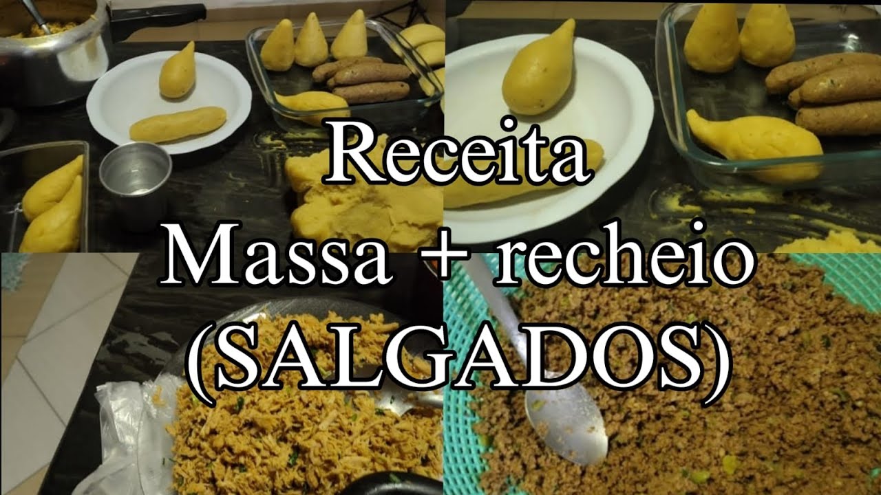 (Passo a passo) - Receita massa e recheio para salgados 