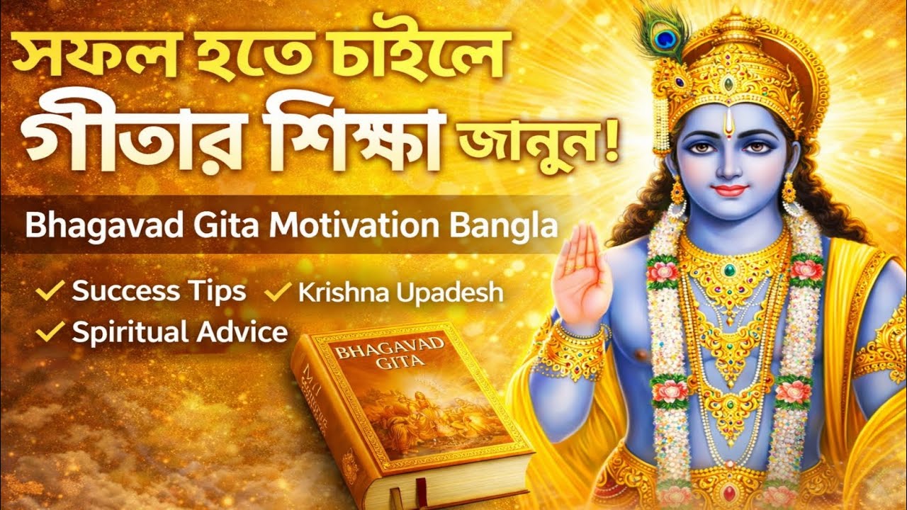 সফল হতে চাইলে গীতার এই শিক্ষাগুলো জানতেই হবে! | Bhagavad Gita Motivation Bangla