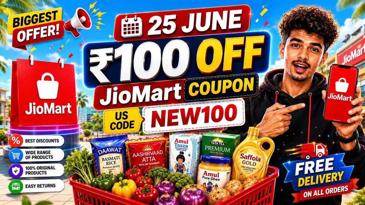 jiomart&nbsp;coupon&nbsp;today | jiomart&nbsp;offers&nbsp;today | jiomart new&nbsp;coupon&nbsp;code ₹100 | free&nbsp;shopping&nbsp;apps 