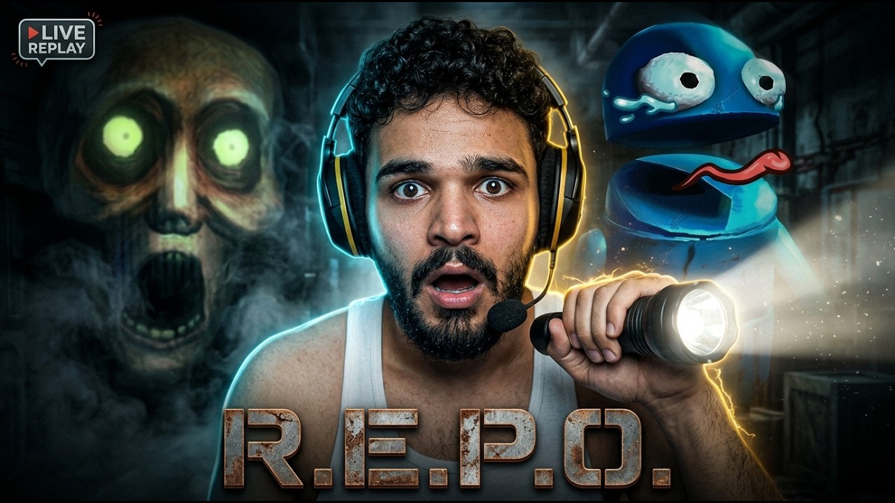 شبعنا ضحك و فجايع في R.E.P.O. [🔴TIKTOK REPLAY🔴]