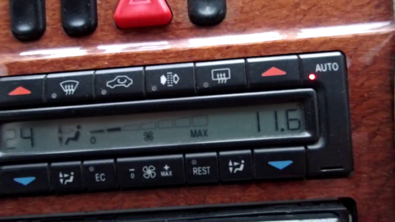 Как пользоваться системой климат - контроля Mercedes W210