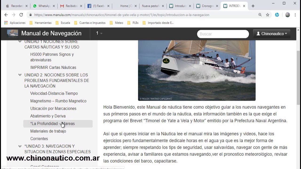 Navegaci&oacute;n - Poni&eacute;ndote al d&iacute;a - Manuales de N&aacute;utica - Timonel de Yate