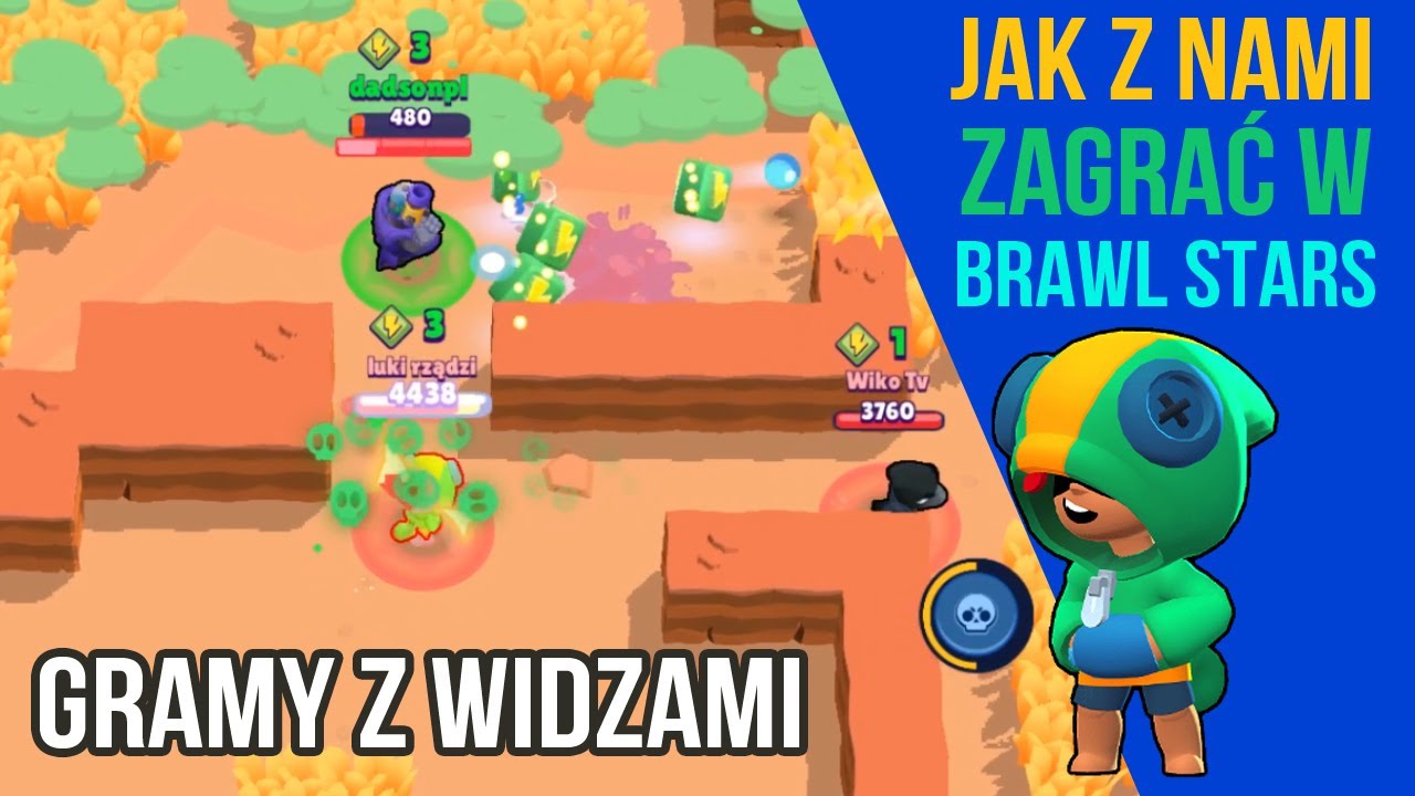 BRAWL STARS gramy z widzamy - Społeczność DadSonPL - Jak z nami zagrać ?