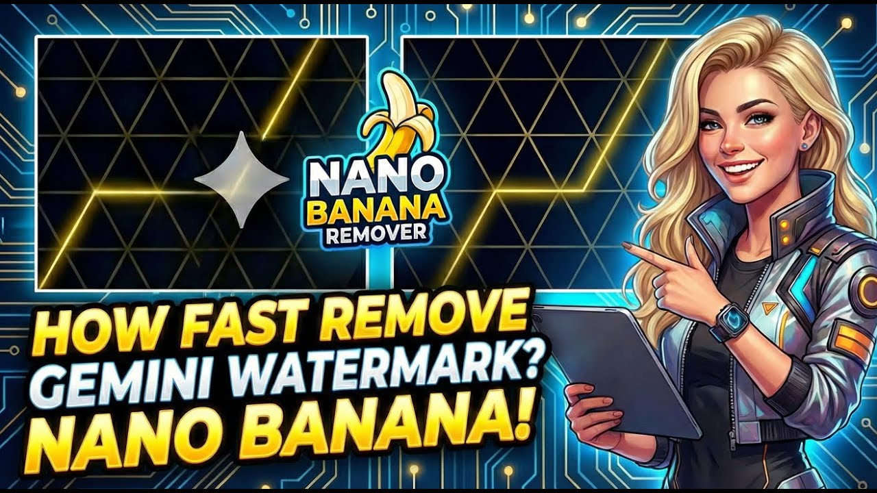 How to Remove Nano Banana Watermark FAST (Gemini Tool)