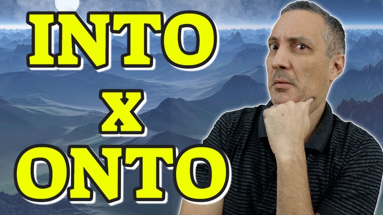 Quando usar INTO x ONTO