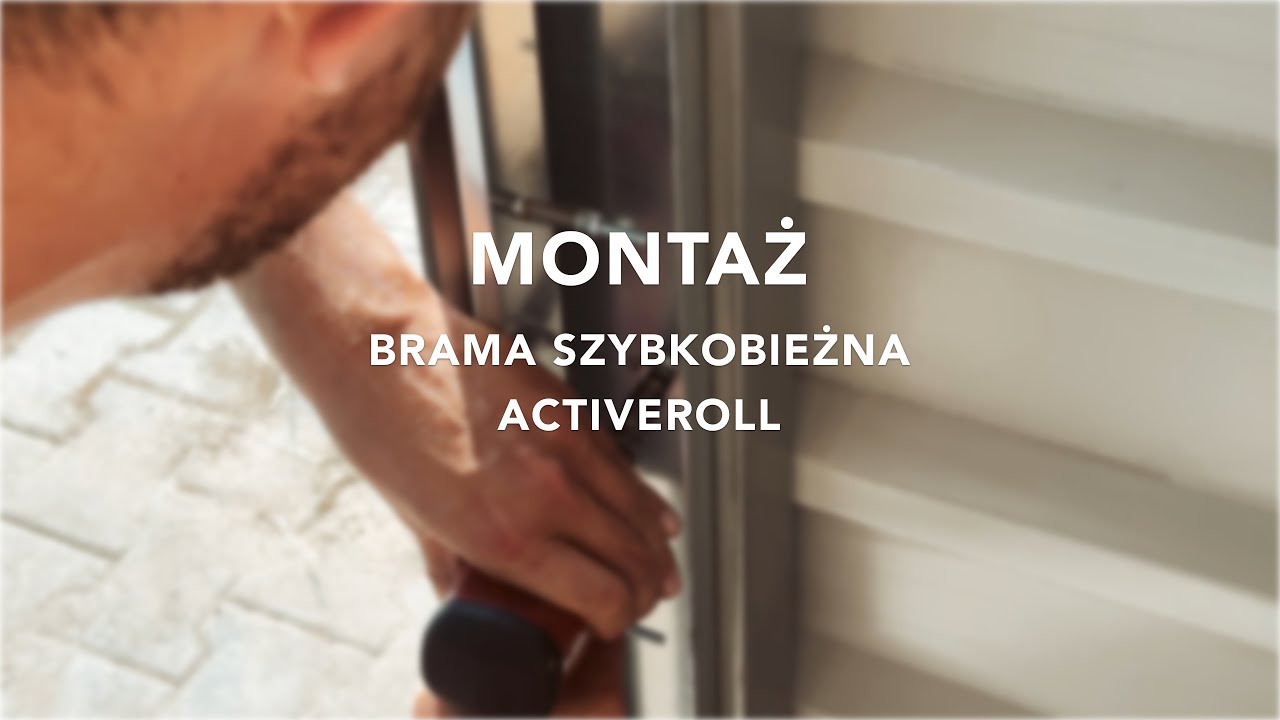 Giovi Doors ACTIVEROLL - Montaż bramy szybkobieżnej