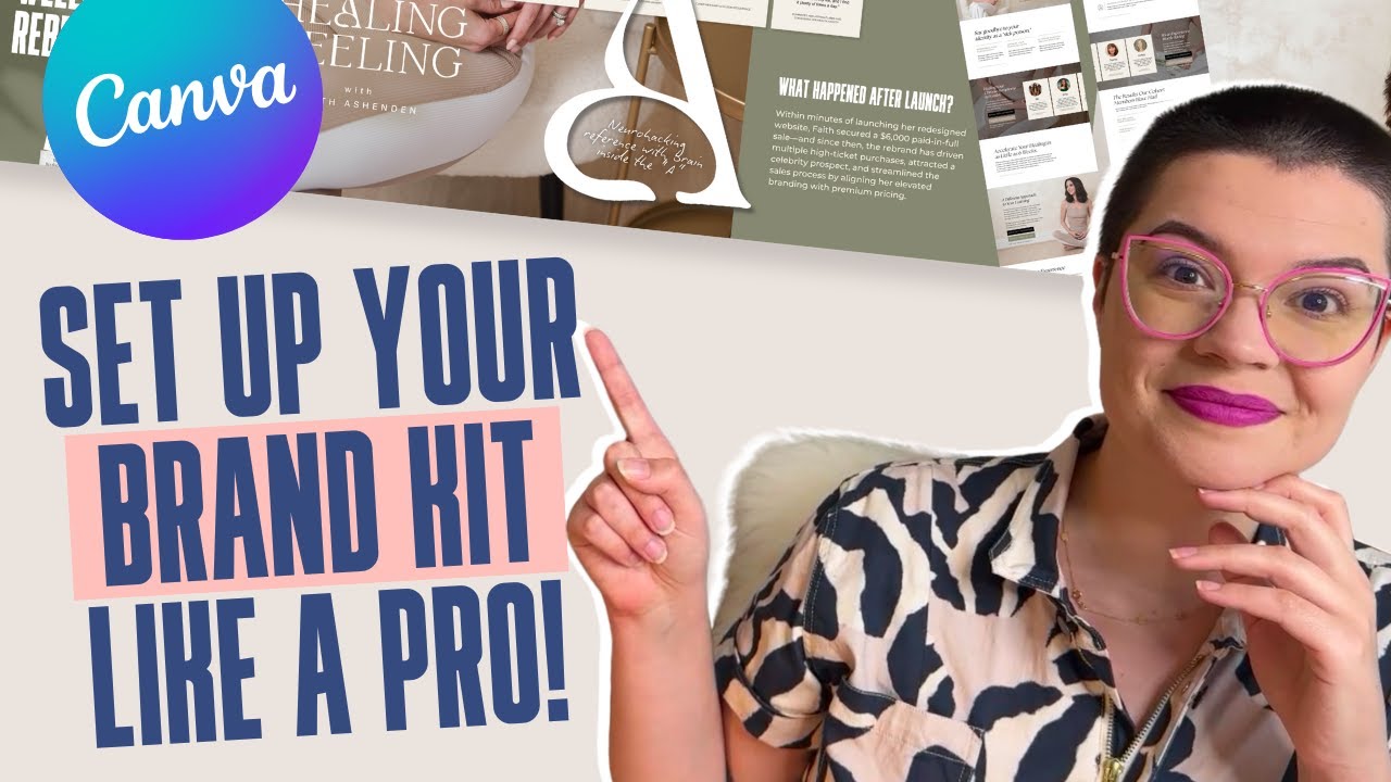 How to use CANVA'S BRAND KIT to create on-brand social media graphics without hiring a designer