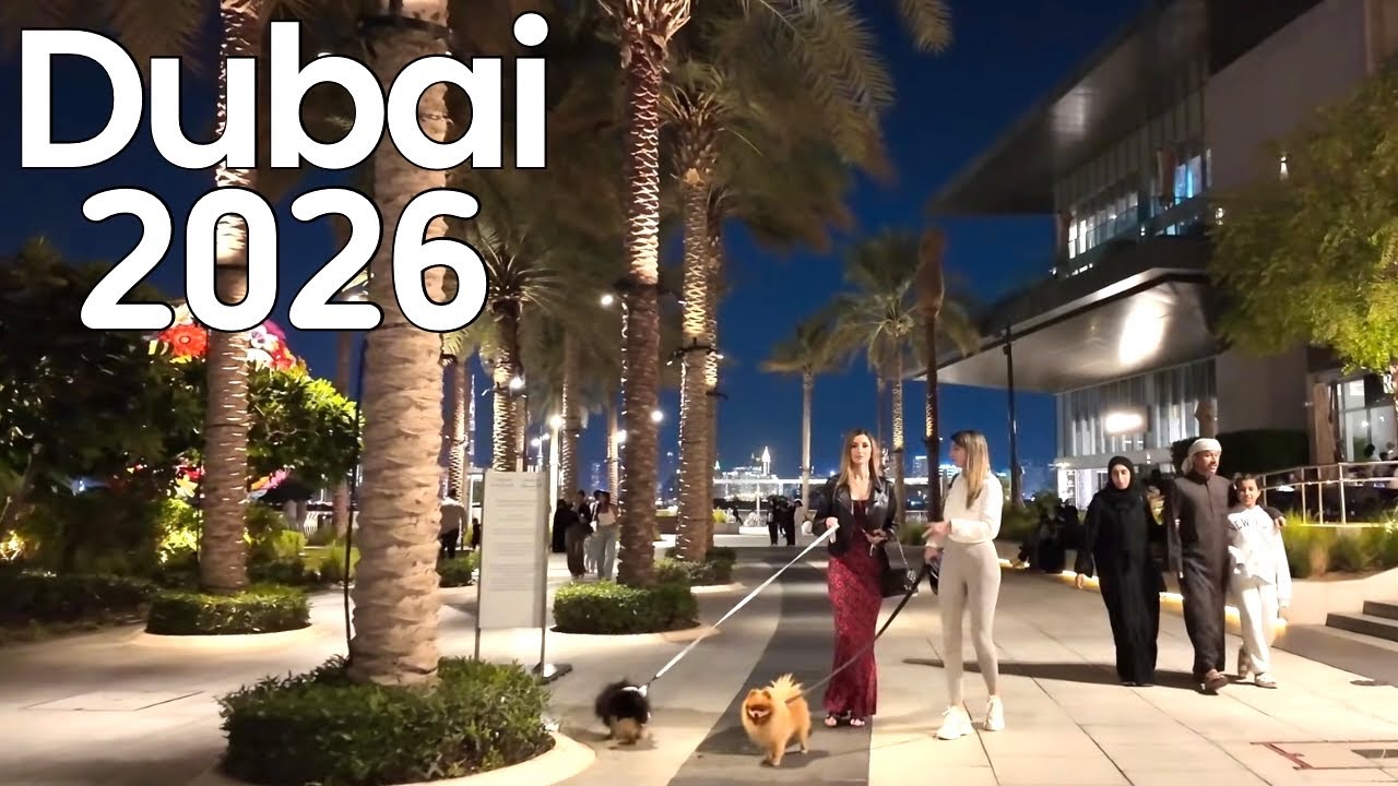 DUBAI Creek Harbor Walking Tour |4K| Dubai New Downtown Evening Walk 🇦🇪 