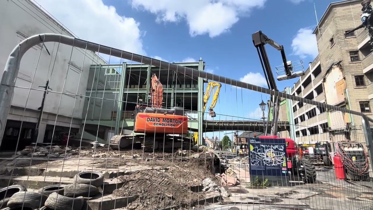 Falkirk Callendar Square Demolition Part 1