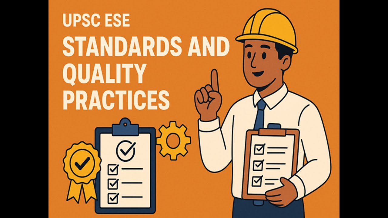 Lecture 1: Standards & Quality Practices(SQP)| UPSC ESE Prelims Paper 1| Vitthal Pandey