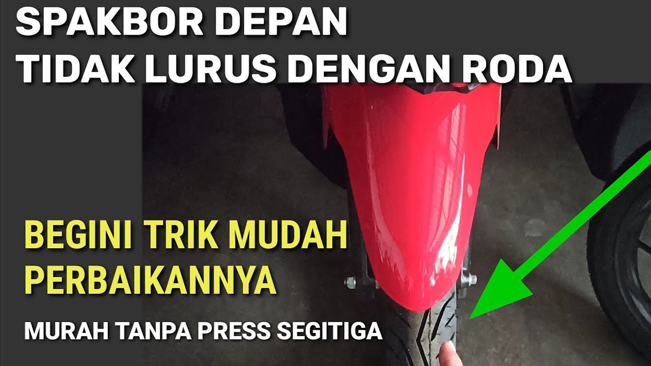ATASI SPAKBOR DEPAN TIDAK LURUS DENGAN BAN|HONDA NEW BEAT 2021|HONDA VARIO 125 TERBARU