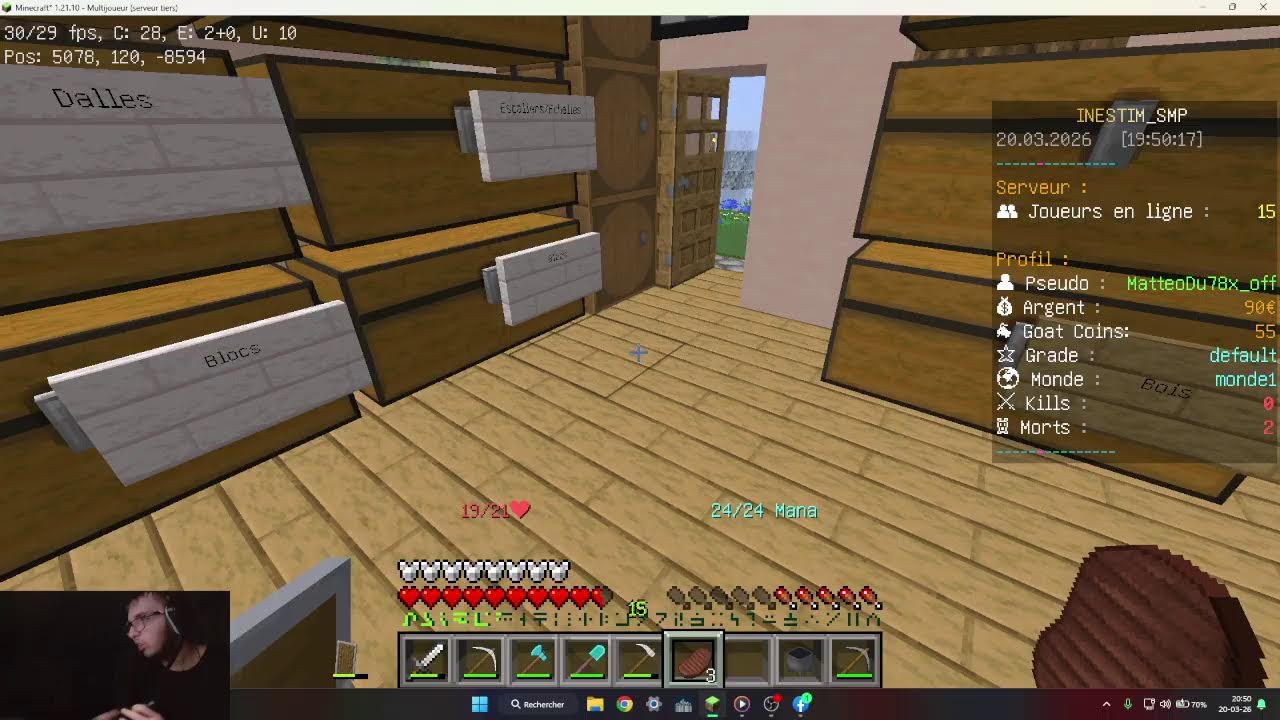 Live Sur InestimSMP !inestim