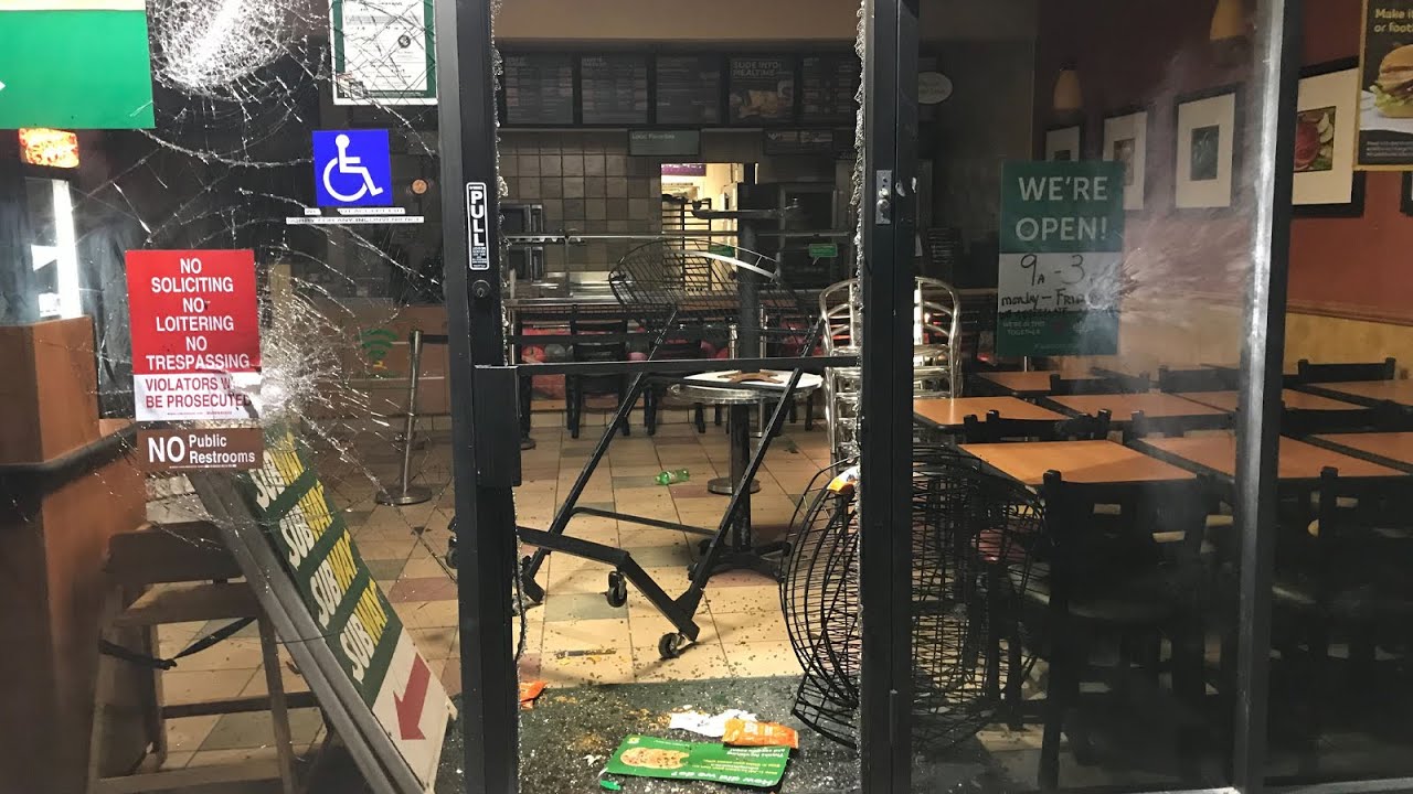 George Floyd protests spill over into Sunday morning in Sacramento, with businesses damaged downtown