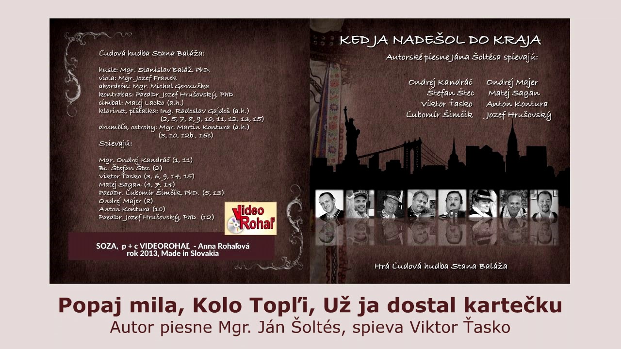LH Stana Baláža, Popaj mila, Kolo Topľi, Už ja dostal kartečku, autor Ján Šoltés, spev Viktor Ťasko