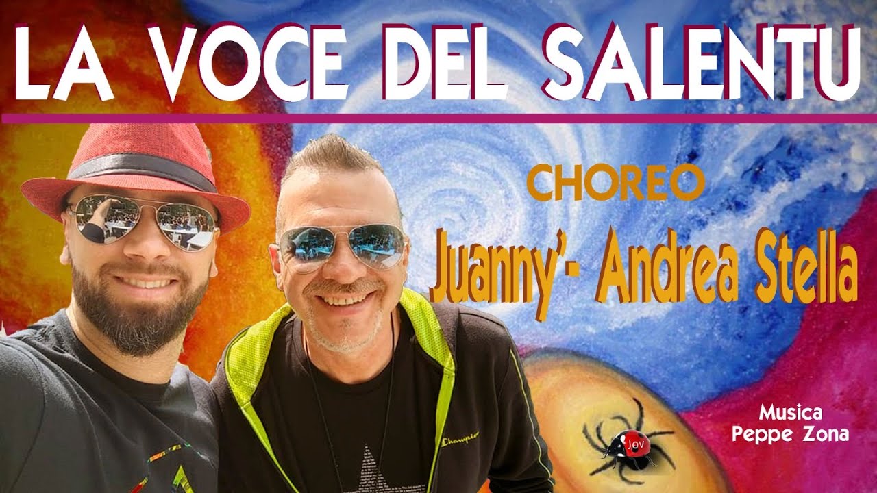 LA VOCE DEL SALENTU || Peppe Zona || Pizzica 2022 || di spalle + tutorial || Juanny & Andrea Stella