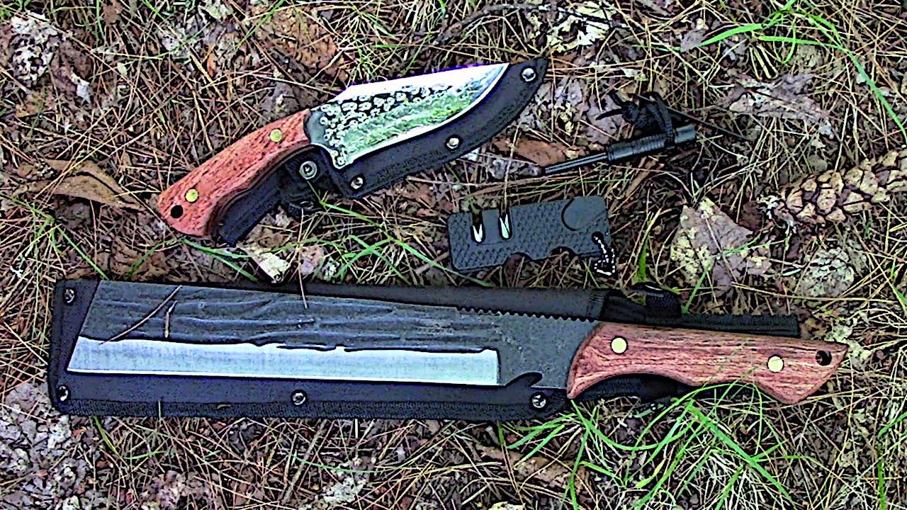 Rustic Knife & Machete Set by JXE JXO