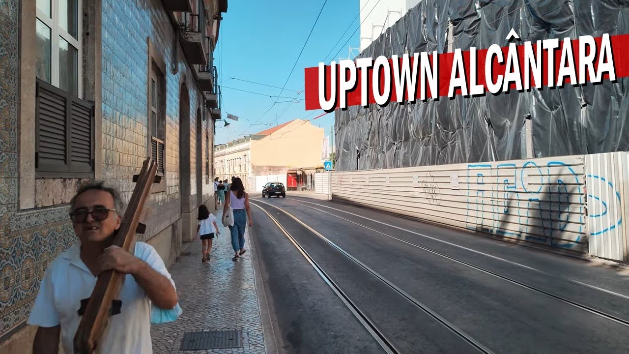 Lisbon 🇵🇹 Walk - Sto Amaro Church, LX Factory Hipster Quarter: Uptown Alc&acirc;ntara