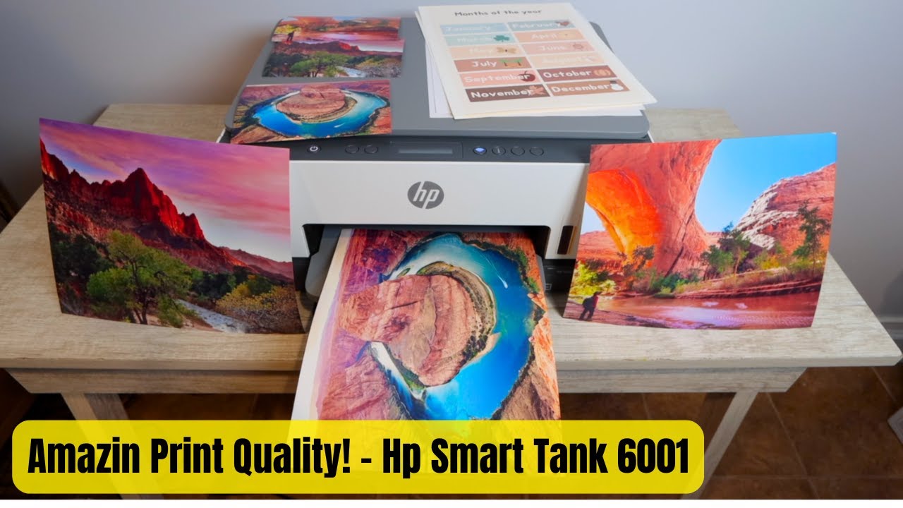 Как печатать фотографии — HP Smart Tank 6001 — Тест качества печати [Печать фотографий и картона]