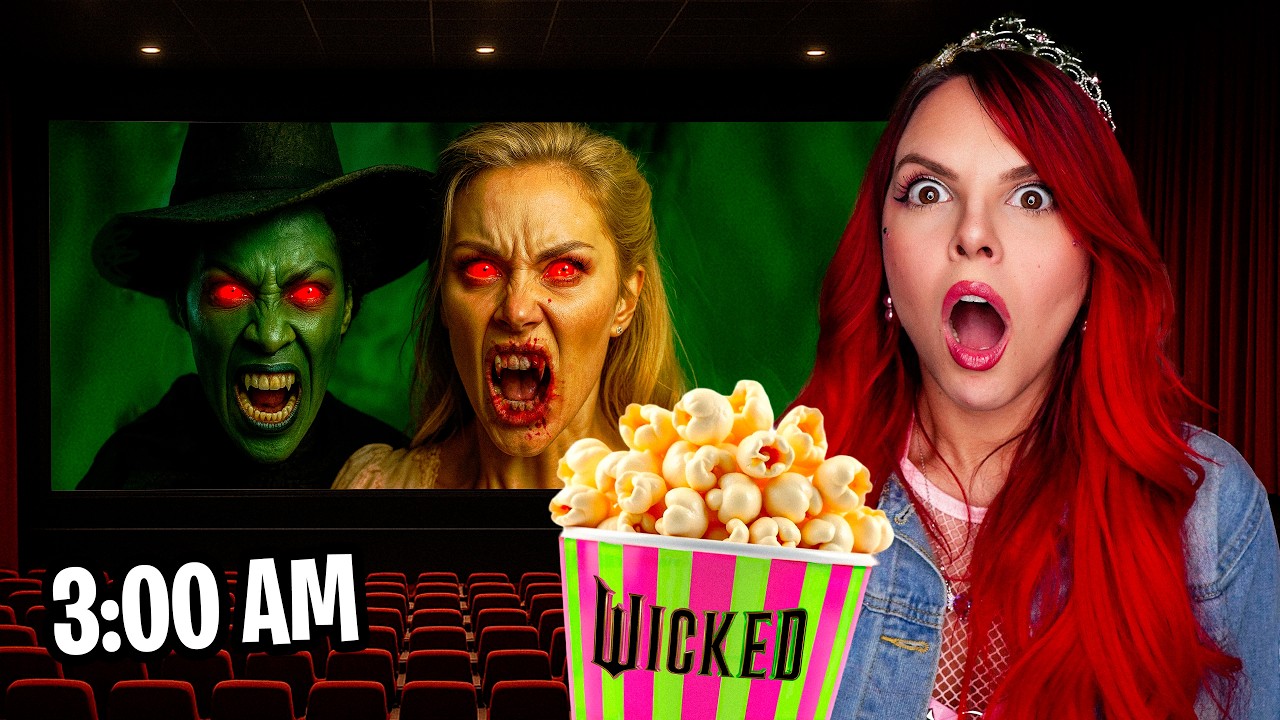 NUNCA VEAS WICKED 2 a las 3 AM!!​❌💚​​🎀 *apareció una ATERRADORA BRUJA*😰​ @Daniel CYK