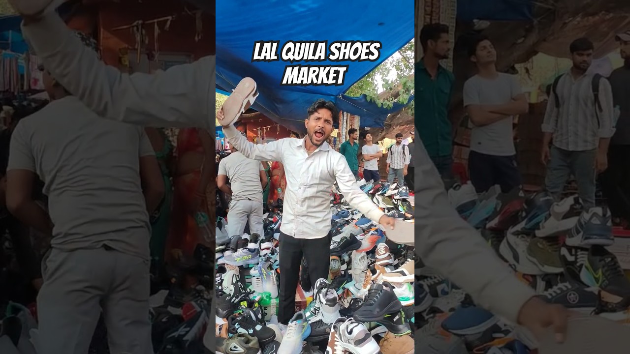 Lal Quila Shoes Market | Cheapest Shoes Market in delhi