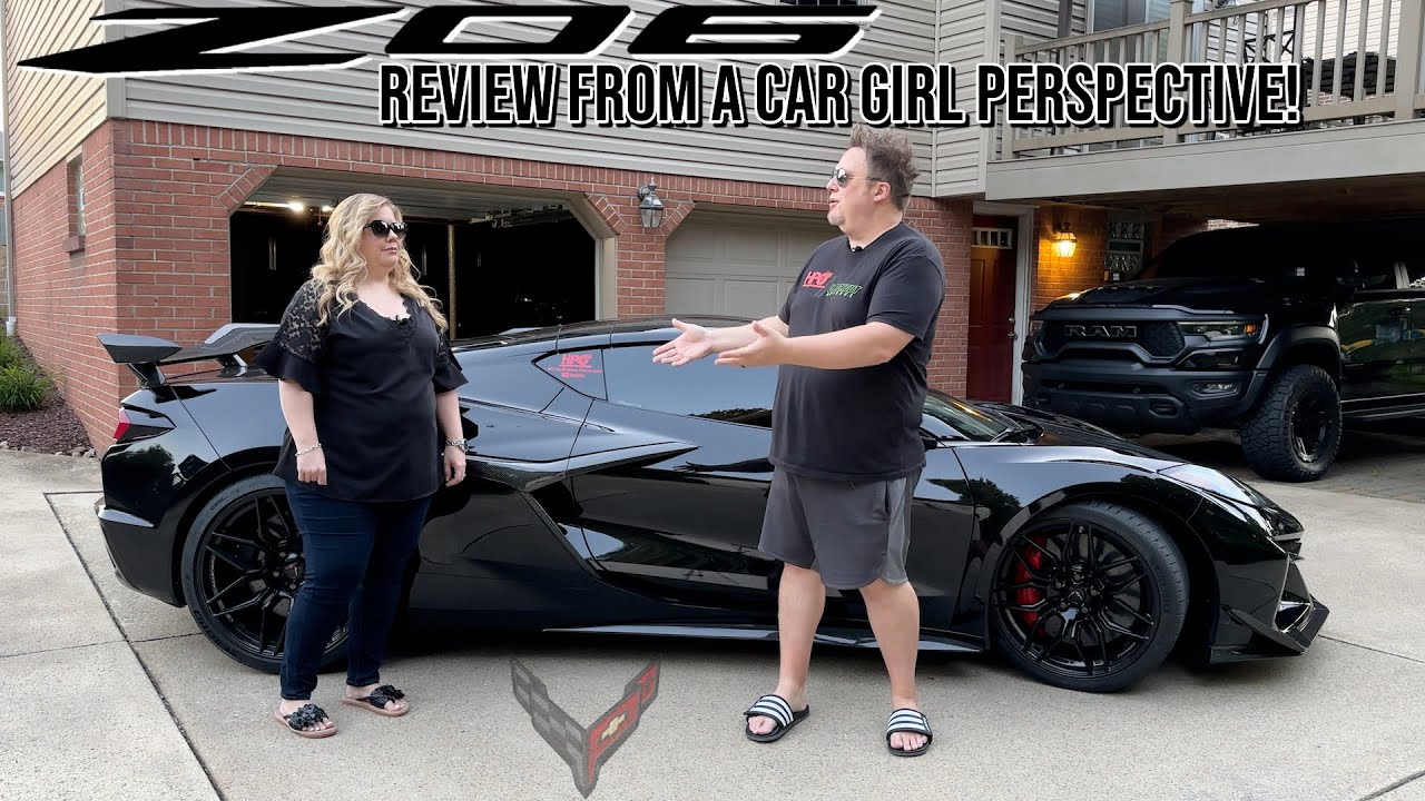 Amber's C8 Corvette Z06 Review! Her thoughts on this Corvette supercar!