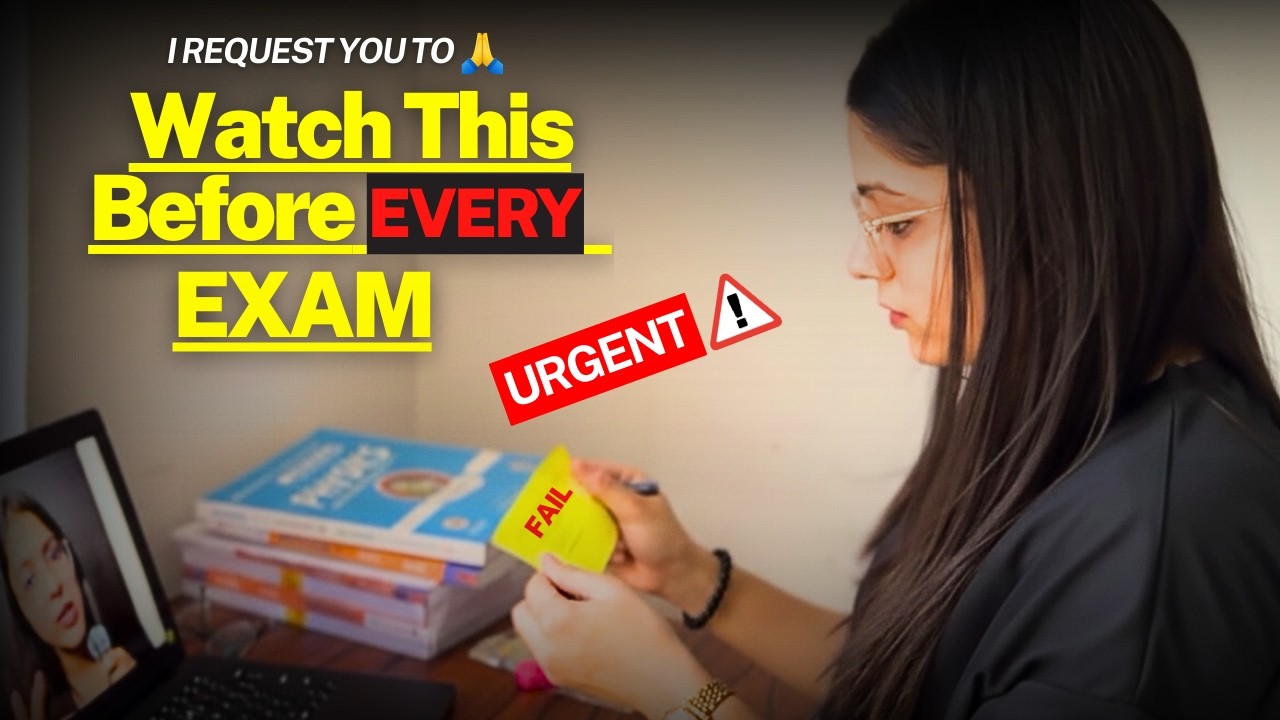 URGENT VIDEO🙏 ‼️Leave Everything and Listen to me BEFORE PHYSICS BOARD EXAM 🙏   GAME Changing Video