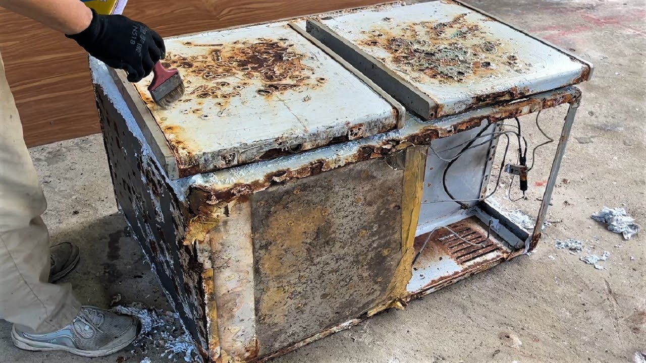 Old Broken SANAKY Freezer Completely Restored // I Guarantee You Rarely See Repair Skills Like This