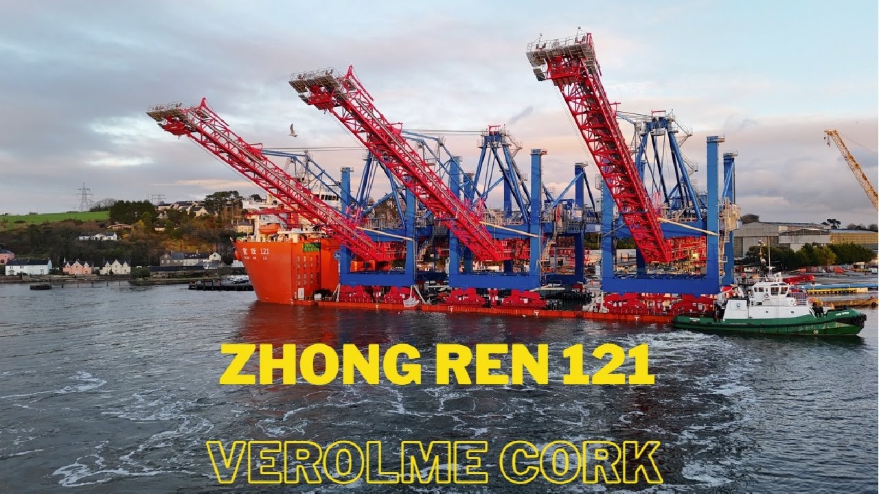 Mega Engineering   Loading the Zhong Ren   Verolme , Cork