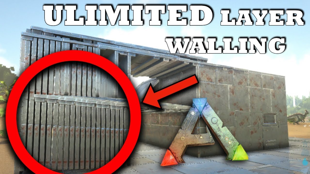 Ark: SE - Infinite Layered Walling | Annoying to Raid! PVP Building Tips