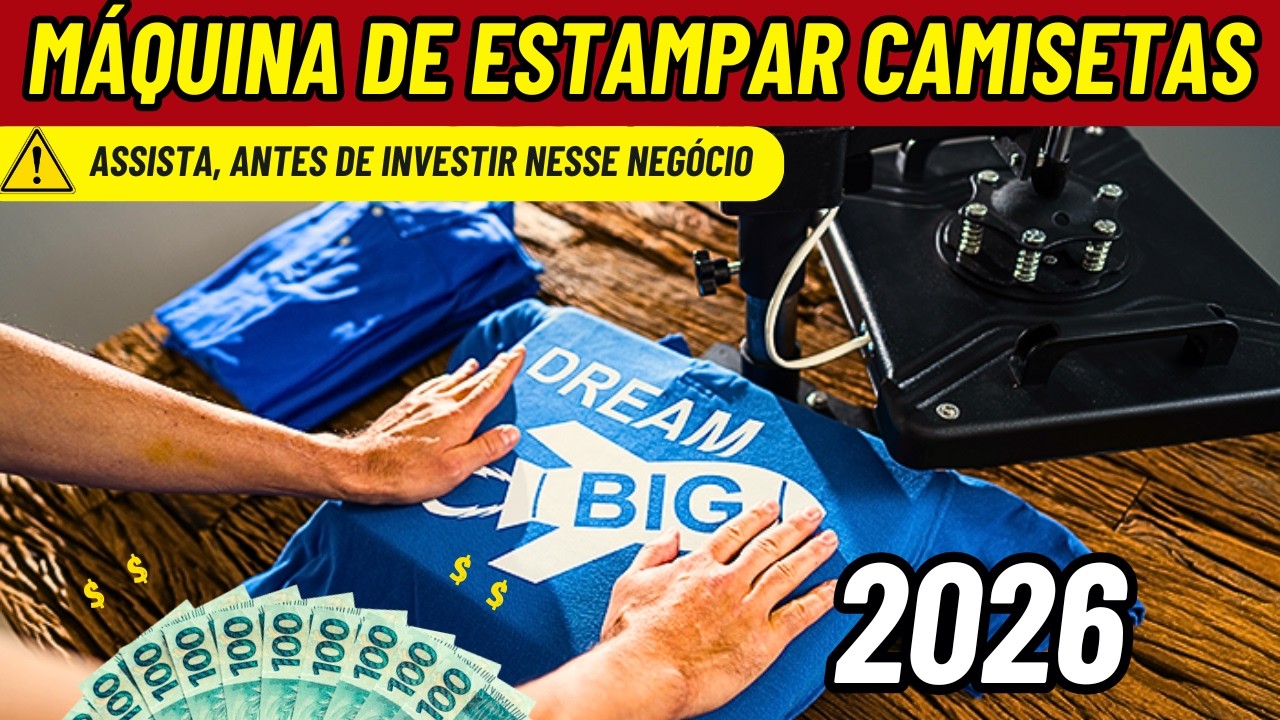 Como Ganhar Dinheiro com M&Aacute;QUINAS DE ESTAMPAR CAMISETAS / Prensa T&eacute;rmica Sublima&ccedil;&atilde;o